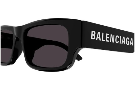 Zonnebril Balenciaga BB0261SA 001 Rechthoekige Zwart