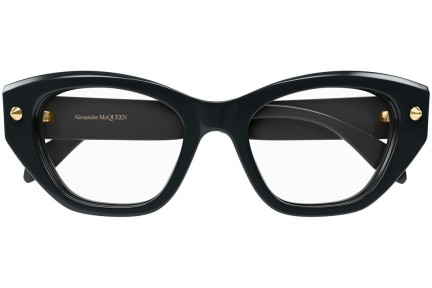 Brillen Alexander McQueen AM0410O 001 Ronde Zwart