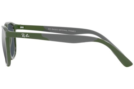 Zonnebril Ray-Ban Junior RJ9077S 71356G Vierkant Groen