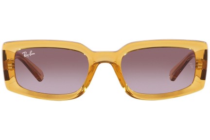 Zonnebril Ray-Ban Kiliane RB4395 66828H Rechthoekige Geel