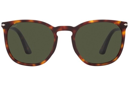 Zonnebril Persol PO3316S 24/31 Vierkant Havana