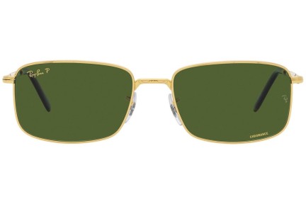 Zonnebril Ray-Ban RB3717 9196P1 Polarized Rechthoekige Goud