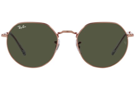 Zonnebril Ray-Ban Jack RB3565 920231 Ronde Bruin