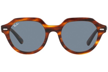 Zonnebril Ray-Ban Gina RB4399 954/62 Vierkant Havana