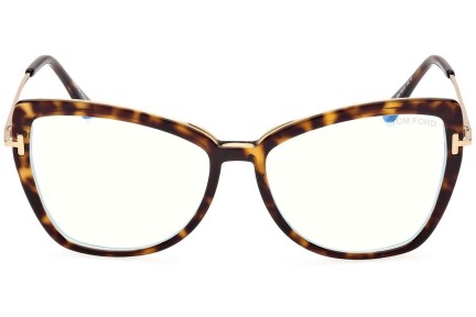 Brillen Tom Ford FT5882-B 056 Cat Eye Havana