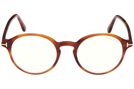 Brillen Tom Ford FT5867-B 053 Ronde Havana