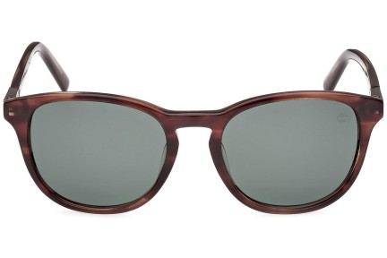 Zonnebril Timberland TB9319 48R Polarized Ronde Bruin