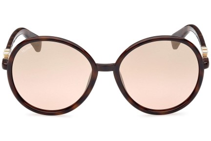 Zonnebril Max Mara MM0065 52G Ronde Zwart