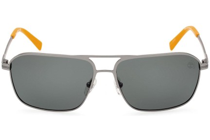 Zonnebril Timberland TB9316 09R Polarized Rechthoekige Zilver