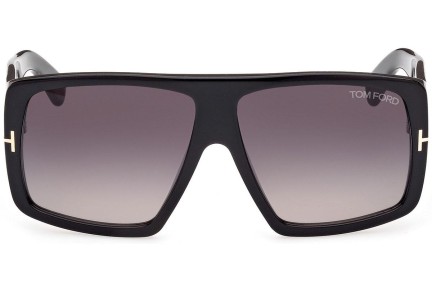 Zonnebril Tom Ford FT1036 01B Vierkant Zwart