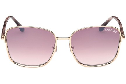 Zonnebril Tom Ford FT1029 28Z Vierkant Goud