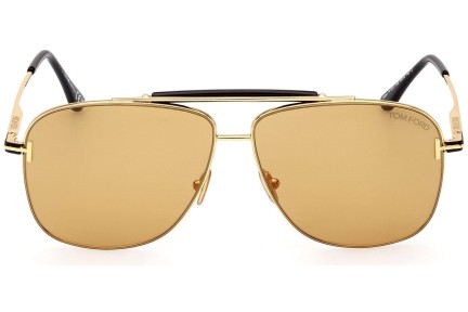 Zonnebril Tom Ford FT1017 30E Pilot Goud