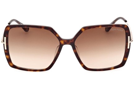 Zonnebril Tom Ford FT1039 52F Vierkant Havana