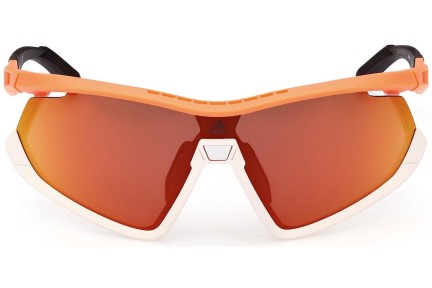 Zonnebril Adidas Sport SP0055 21L Panorama | Shield Oranje