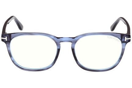 Brillen Tom Ford FT5868-B 092 Vierkant Blauw