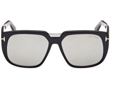 Zonnebril Tom Ford FT1025 05A Vierkant Zwart