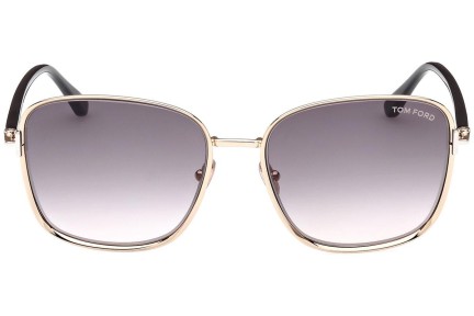 Zonnebril Tom Ford FT1029 28B Vierkant Goud