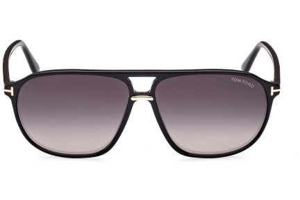 Zonnebril Tom Ford FT1026 01B Pilot Zwart