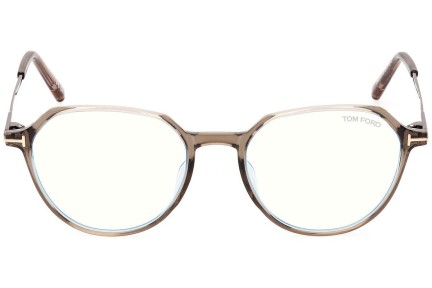 Brillen Tom Ford FT5875-B 045 Ronde Bruin