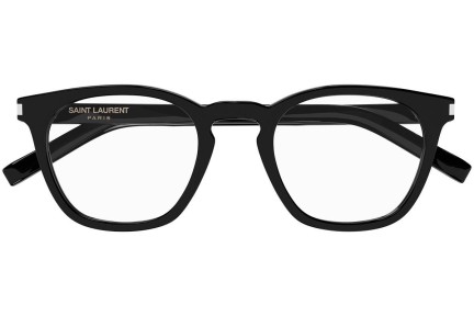 Brillen Saint Laurent SL28OPT 001 Ronde Zwart