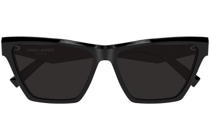 Zonnebril Saint Laurent SLM103 002 Vierkant Zwart