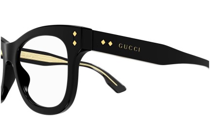 Brillen Gucci GG1086O 005 Vierkant Zwart