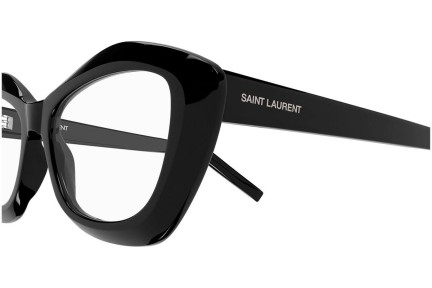 Brillen Saint Laurent SL68OPT 001 Cat Eye Zwart