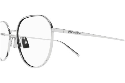 Brillen Saint Laurent SL484 002 Ronde Zilver