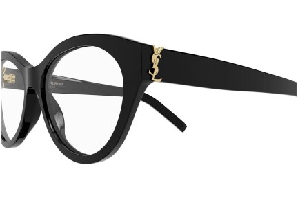 Brillen Saint Laurent SLM96 001 Cat Eye Zwart