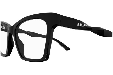 Brillen Balenciaga BB0210O 001 Cat Eye Zwart