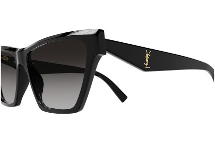 Zonnebril Saint Laurent SLM103 001 Vierkant Zwart