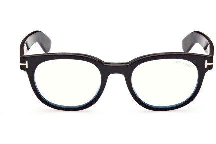 Brillen Tom Ford FT5807-B 001 Ronde Zwart