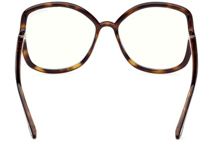 Brillen Tom Ford FT5845-B 052 Vierkant Havana