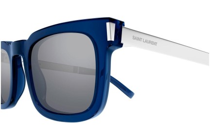 Zonnebril Saint Laurent SL581 006 Rechthoekige Blauw