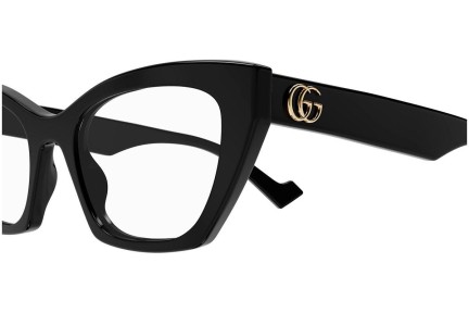 Brillen Gucci GG1334O 001 Cat Eye Zwart