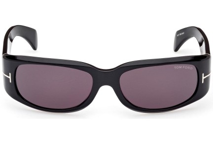 Zonnebril Tom Ford Corey FT1064 01A Rechthoekige Zwart