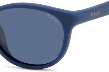 Zonnebril Polaroid PLD7050/S PJP/C3 Polarized Ronde Blauw