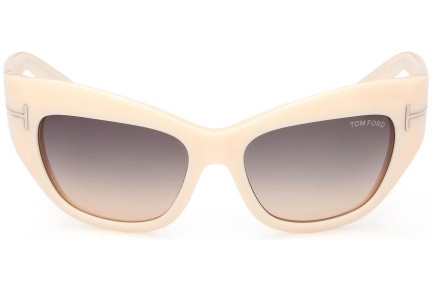 Zonnebril Tom Ford Brianna FT1065 25B Cat Eye Beige