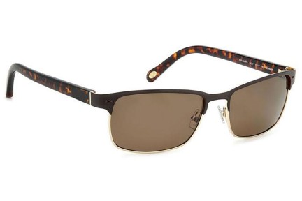 Zonnebril Fossil FOS3000/P/S 09Q/SP Polarized Vierkant Bruin