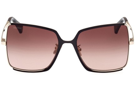 Zonnebril Max Mara Weho MM0070-H 32F Vierkant Zwart