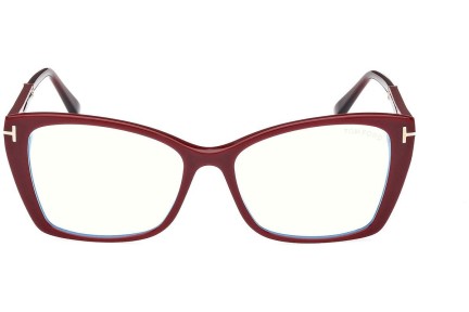 Brillen Tom Ford FT5893-B 069 Cat Eye Rood