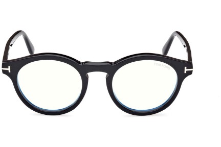 Brillen Tom Ford FT5887-B 001 Ronde Zwart