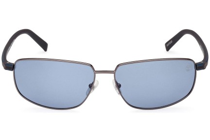 Zonnebril Timberland TB9325 08D Polarized Rechthoekige Zilver