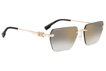 Zonnebril Dsquared2 D20102/S RHL/FQ Rechthoekige Goud