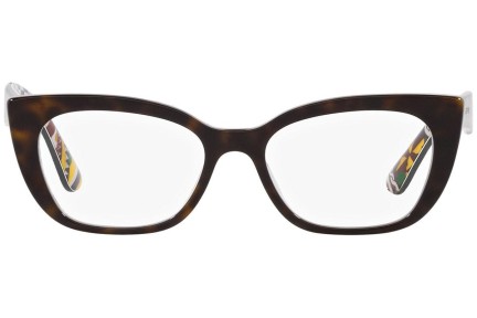 Brillen Dolce & Gabbana DX3357 3217 Cat Eye Havana