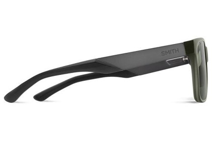 Zonnebril Smith LOWDOWNSTEEL B59/L7 Polarized Vierkant Groen