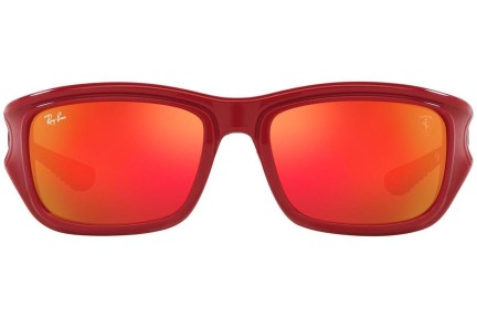 Zonnebril Ray-Ban RB4405M F6236Q Vierkant Rood