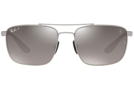 Zonnebril Ray-Ban RB3715M F0845J Polarized Pilot Zilver