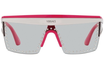 Zonnebril Versace Studded Aviator VE2254 149387 Panorama | Shield Roze