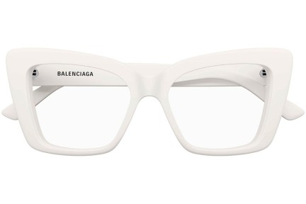 Brillen Balenciaga BB0297O 003 Cat Eye Wit